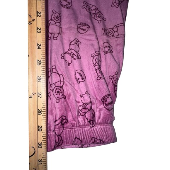 Disney Winnie The Pooh Plush Soft Loungewear Matching Pajama Set Large - Picture 11 of 11